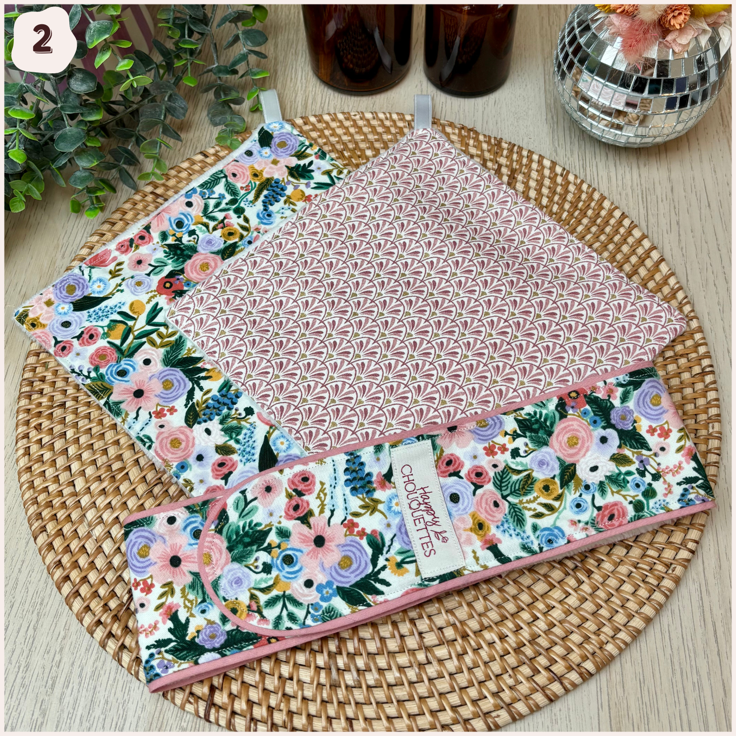 Bandeau démaquillant velcro Happy Chouquettes