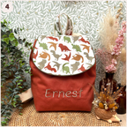Sac à dos maternelle personnalisé - Terracotta Happy Chouquettes