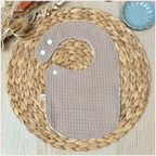 Semainier de bavoirs - Beige Happy Chouquettes