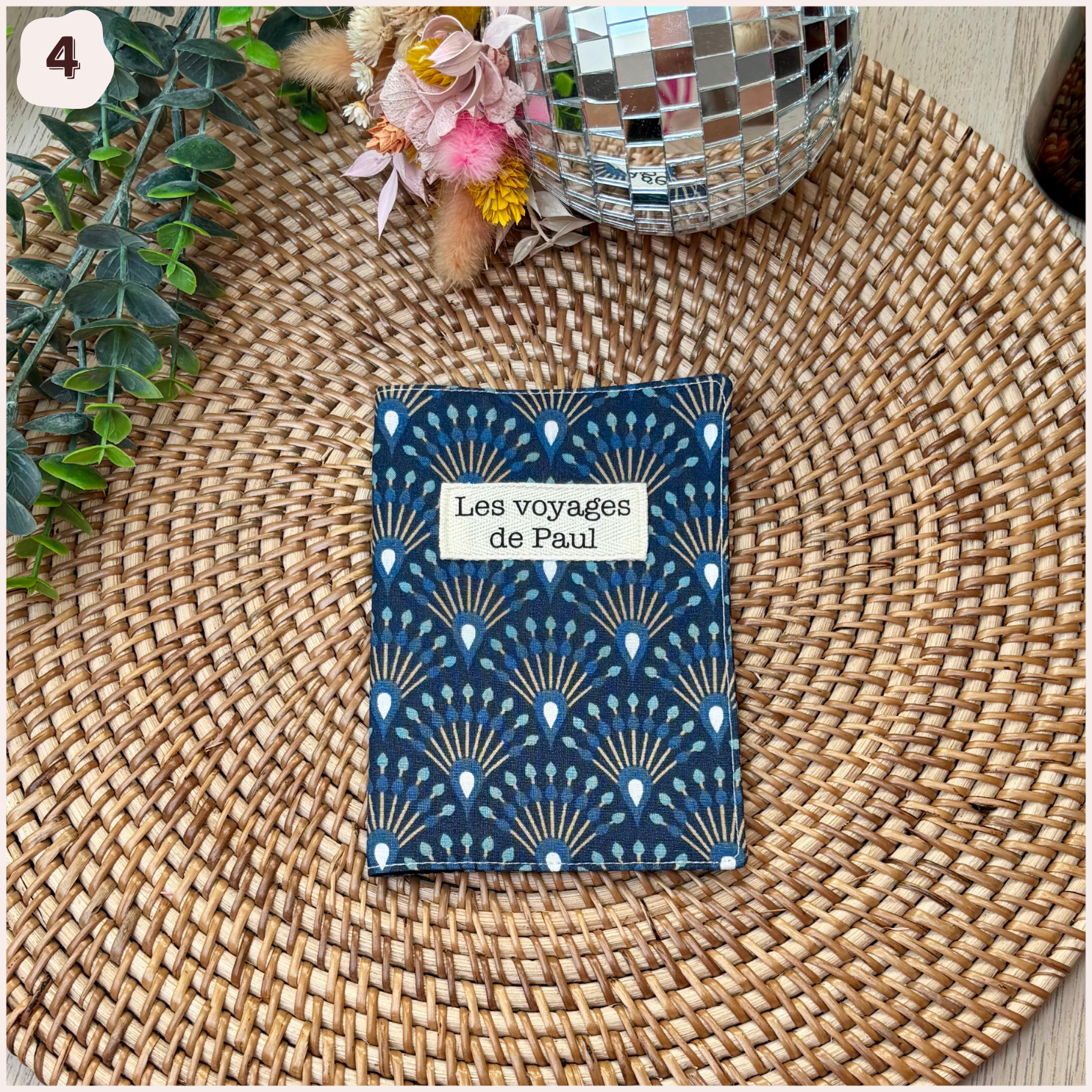 Protège passeport personnalisé Happy Chouquettes