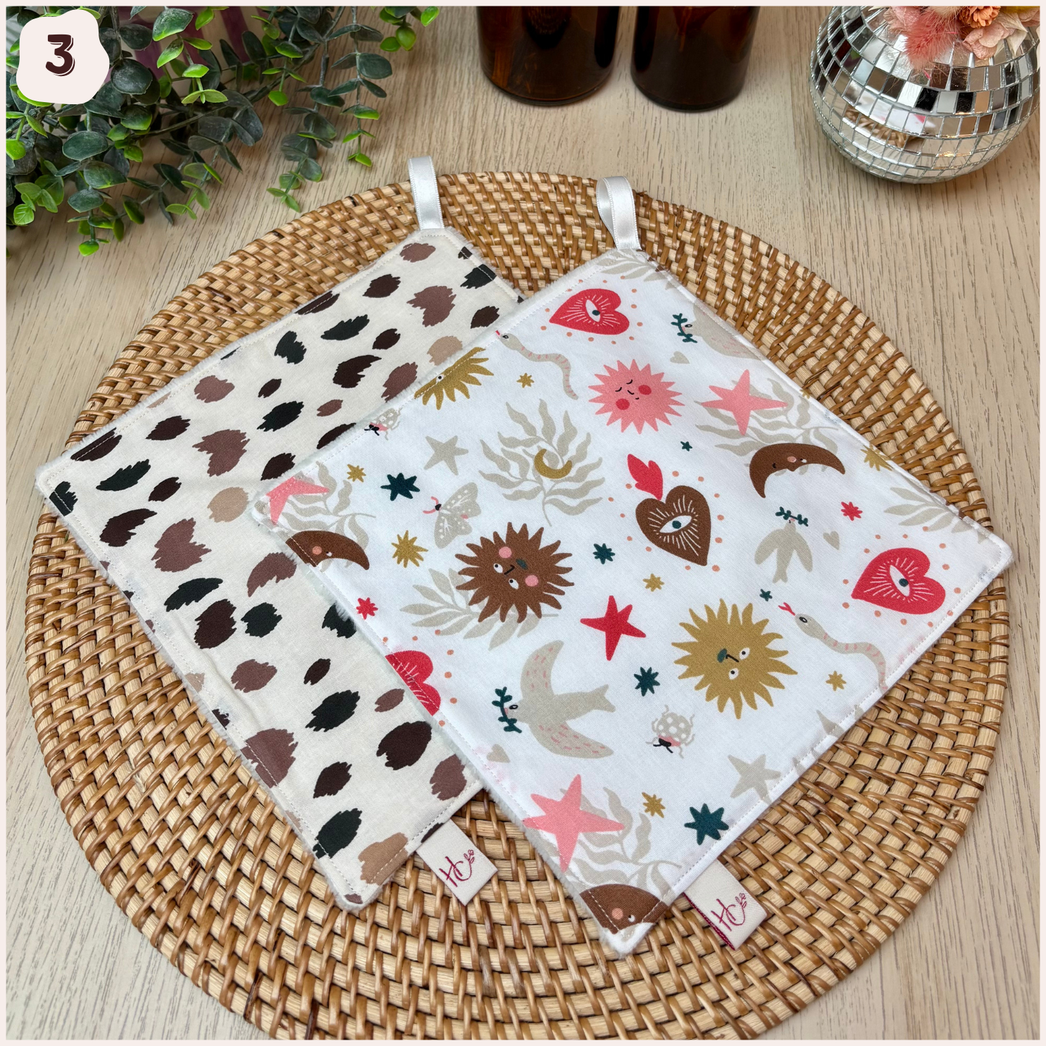 Serviettes visage Happy Chouquettes