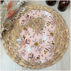 Semainier de bavoirs - Rose Happy Chouquettes