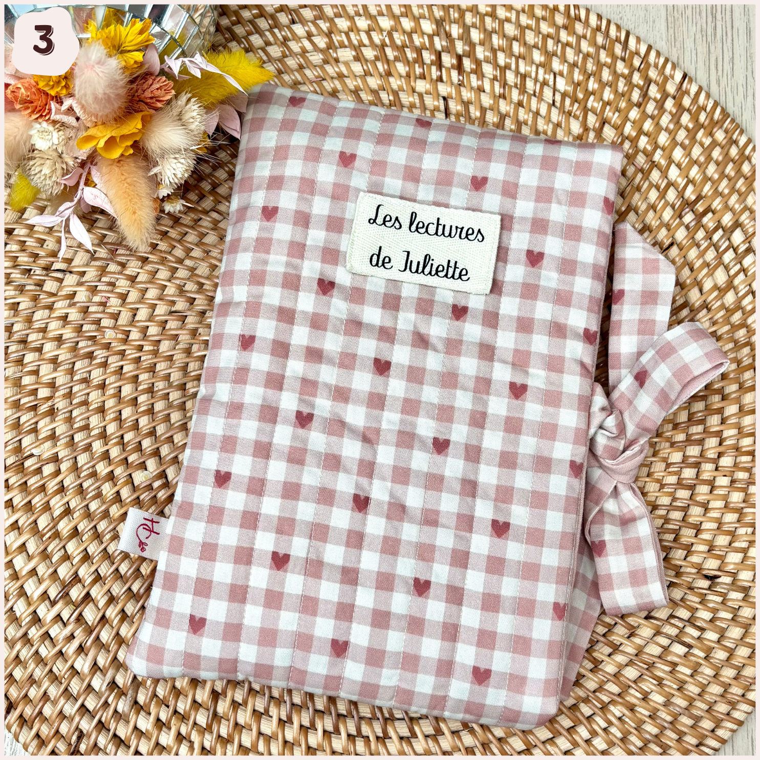 Pochette à livres personnalisée Happy Chouquettes