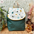 Sac à dos maternelle personnalisé - Vert Happy Chouquettes