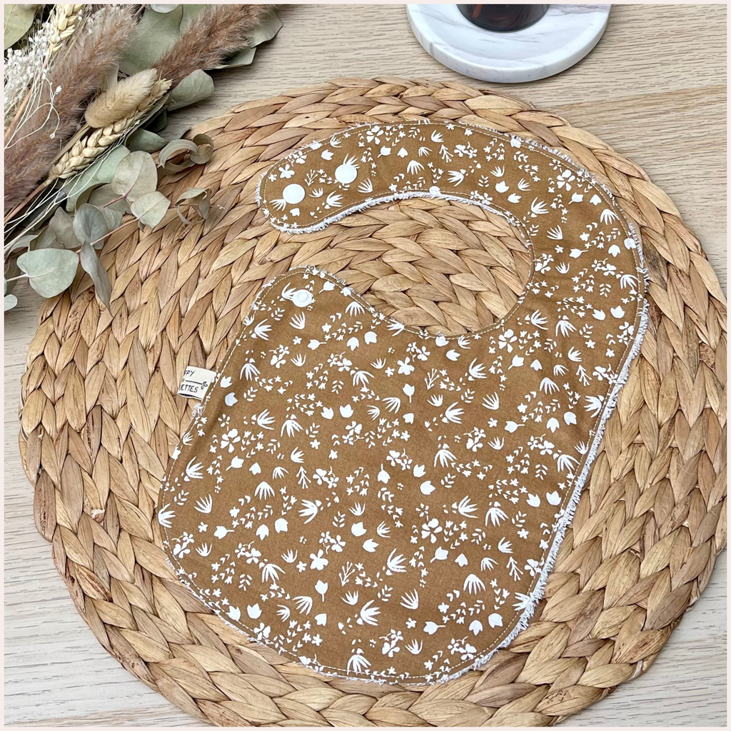 Semainier de bavoirs - Camel Happy Chouquettes