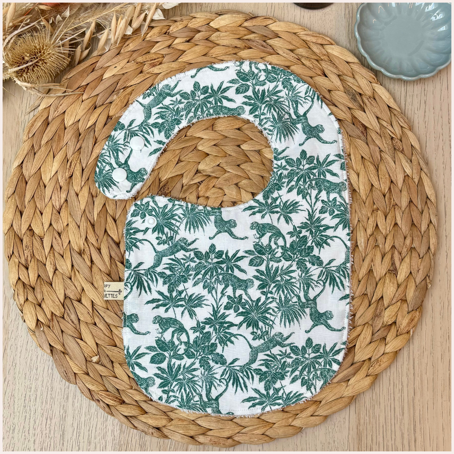 Semainier de bavoirs - Bleu Happy Chouquettes