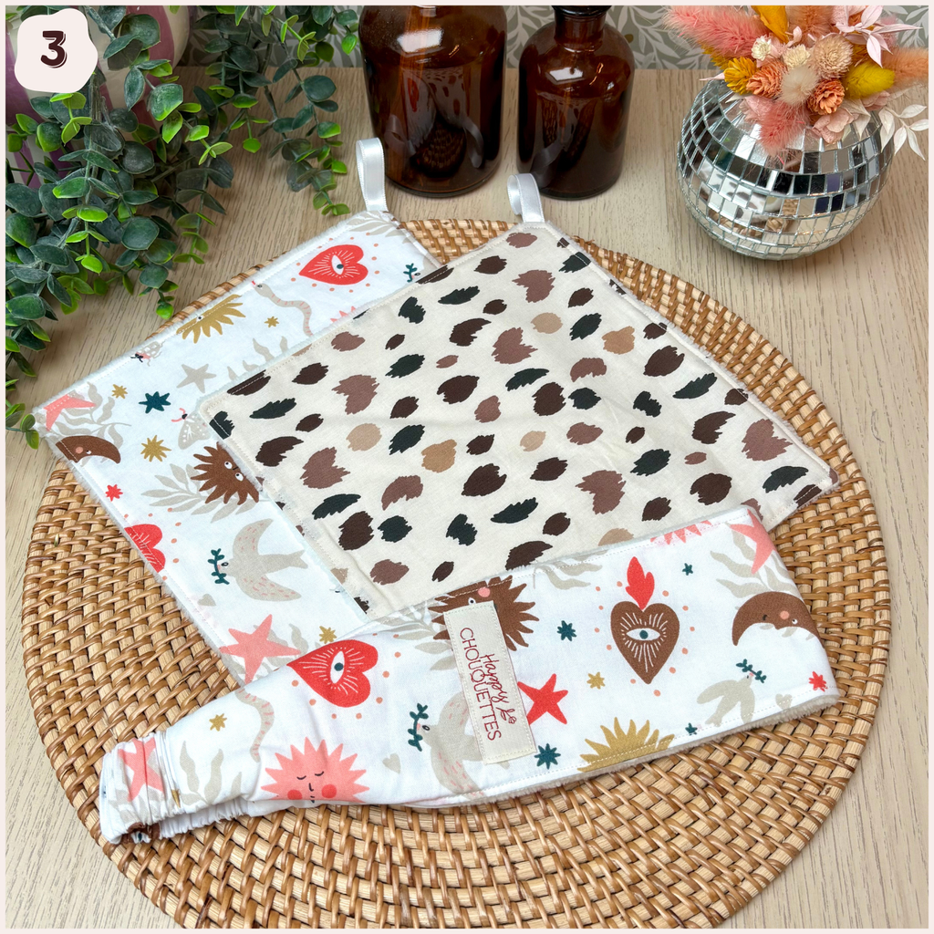 Bandeau démaquillant élastique Happy Chouquettes