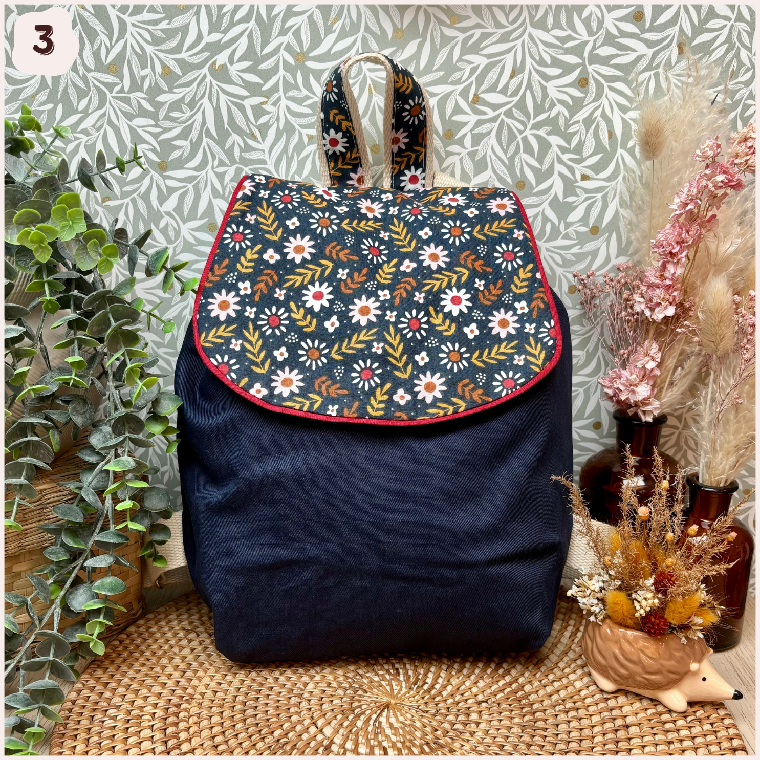 Sac à dos maternelle personnalisé - Marine Happy Chouquettes