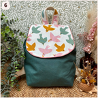 Sac à dos maternelle personnalisé - Vert Happy Chouquettes