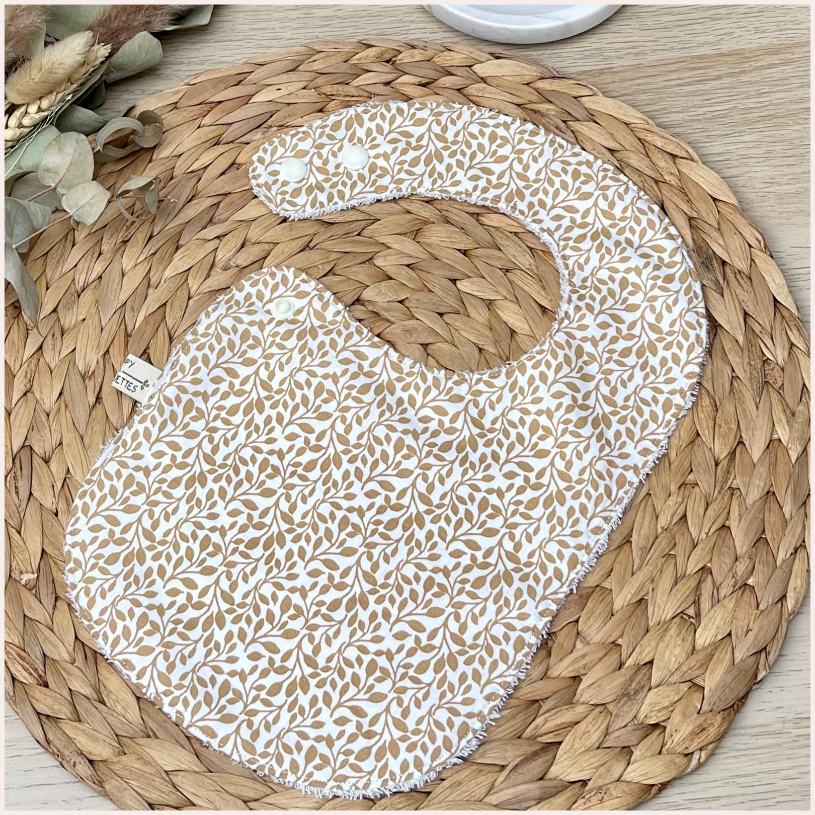 Semainier de bavoirs - Camel Happy Chouquettes