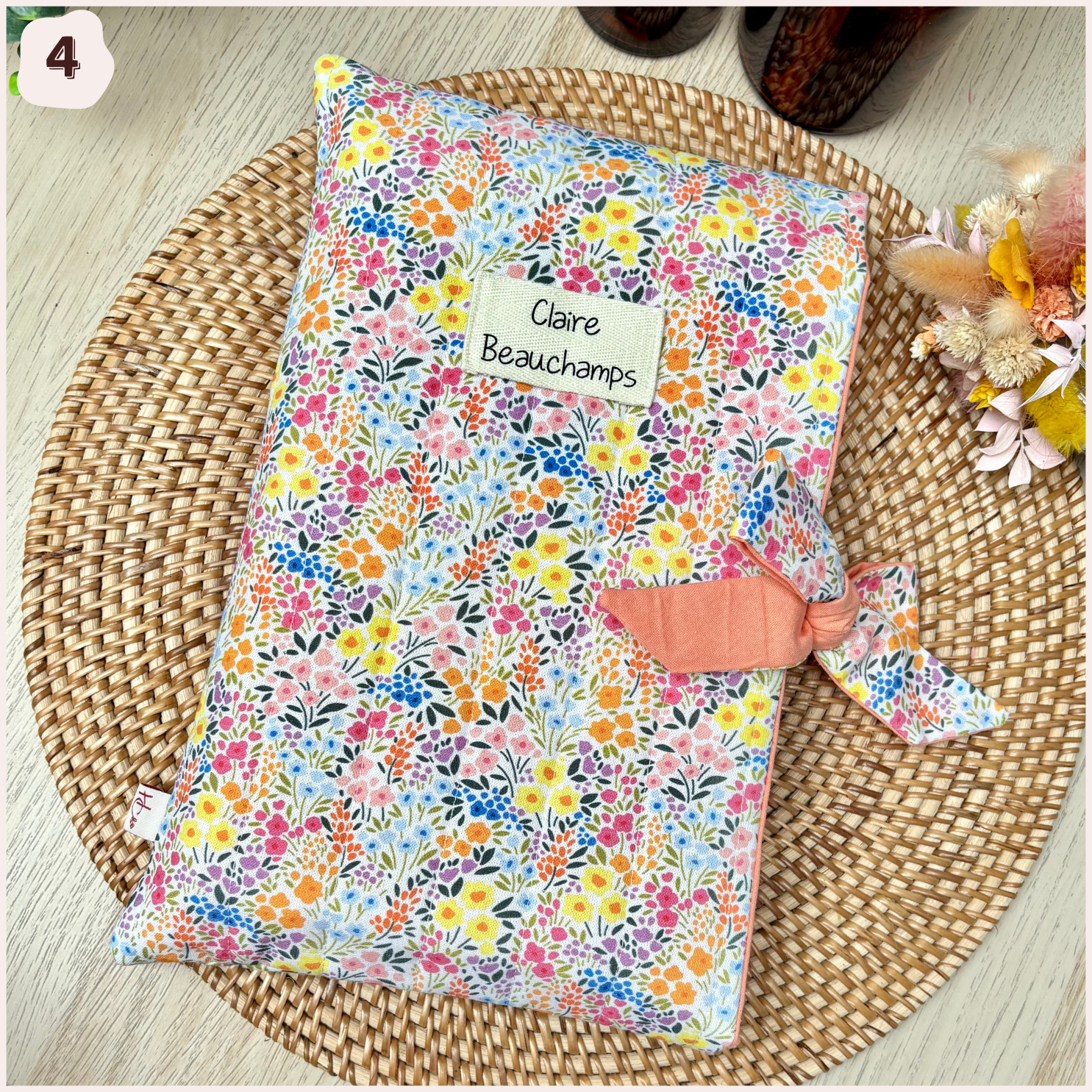 Pochette à livres personnalisée Happy Chouquettes