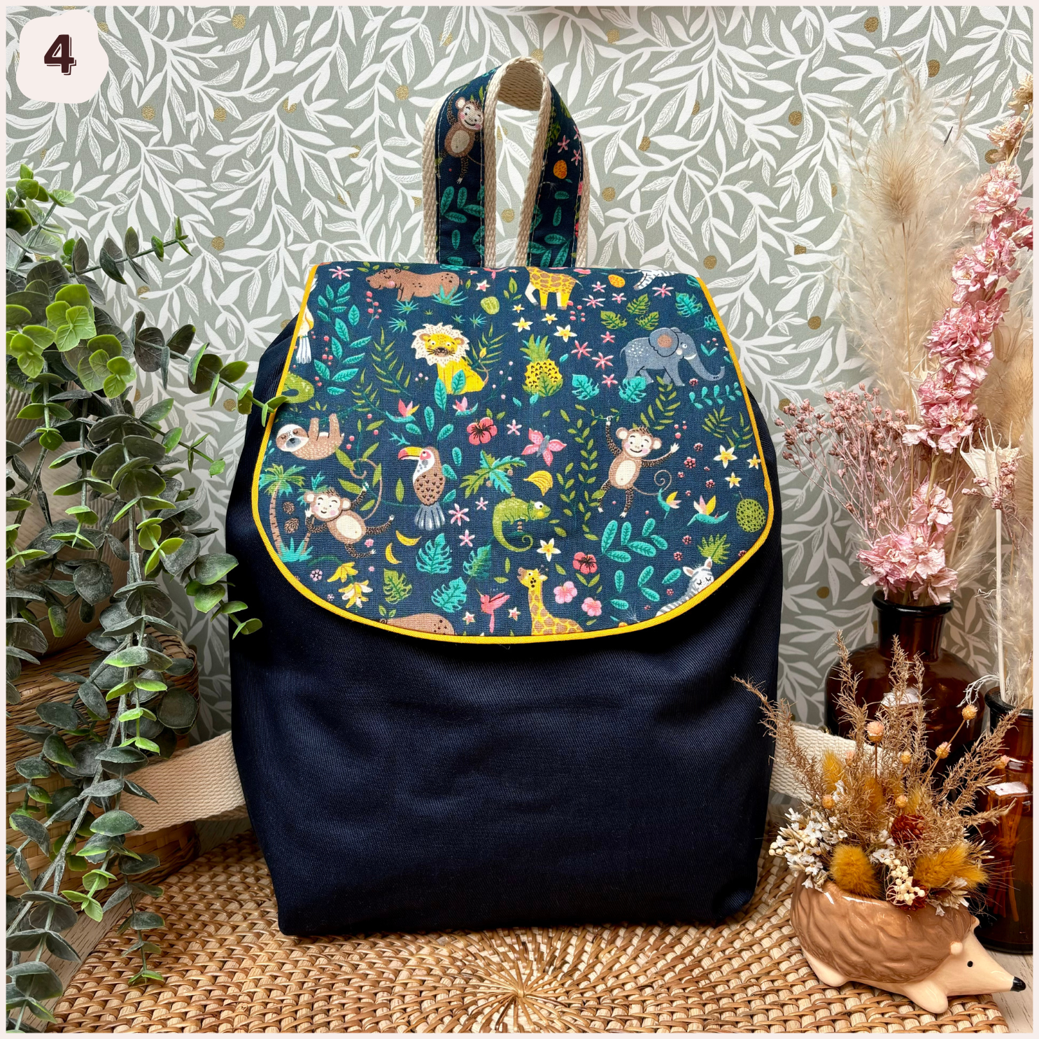 Sac à dos maternelle personnalisé - Marine Happy Chouquettes