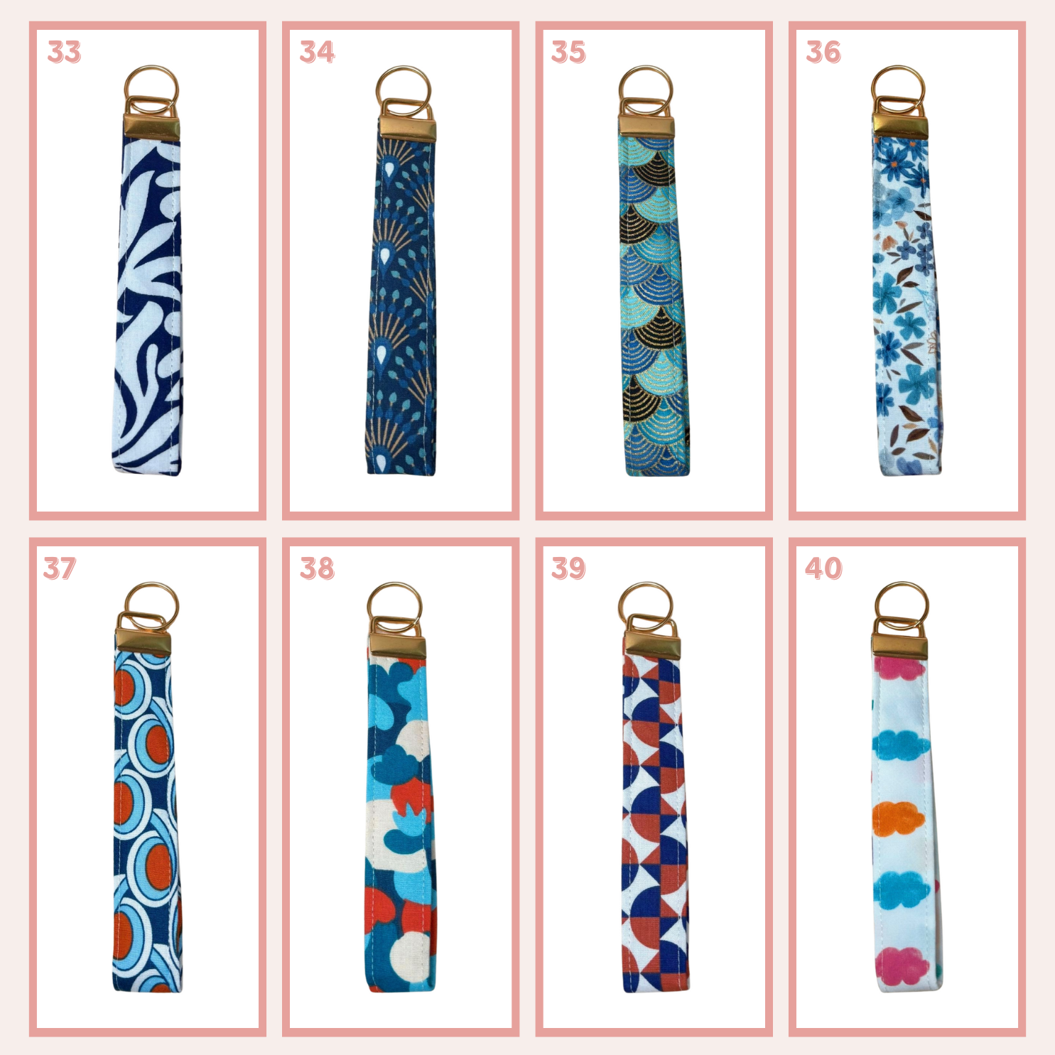 Porte-clés - Message personnalisé Happy Chouquettes