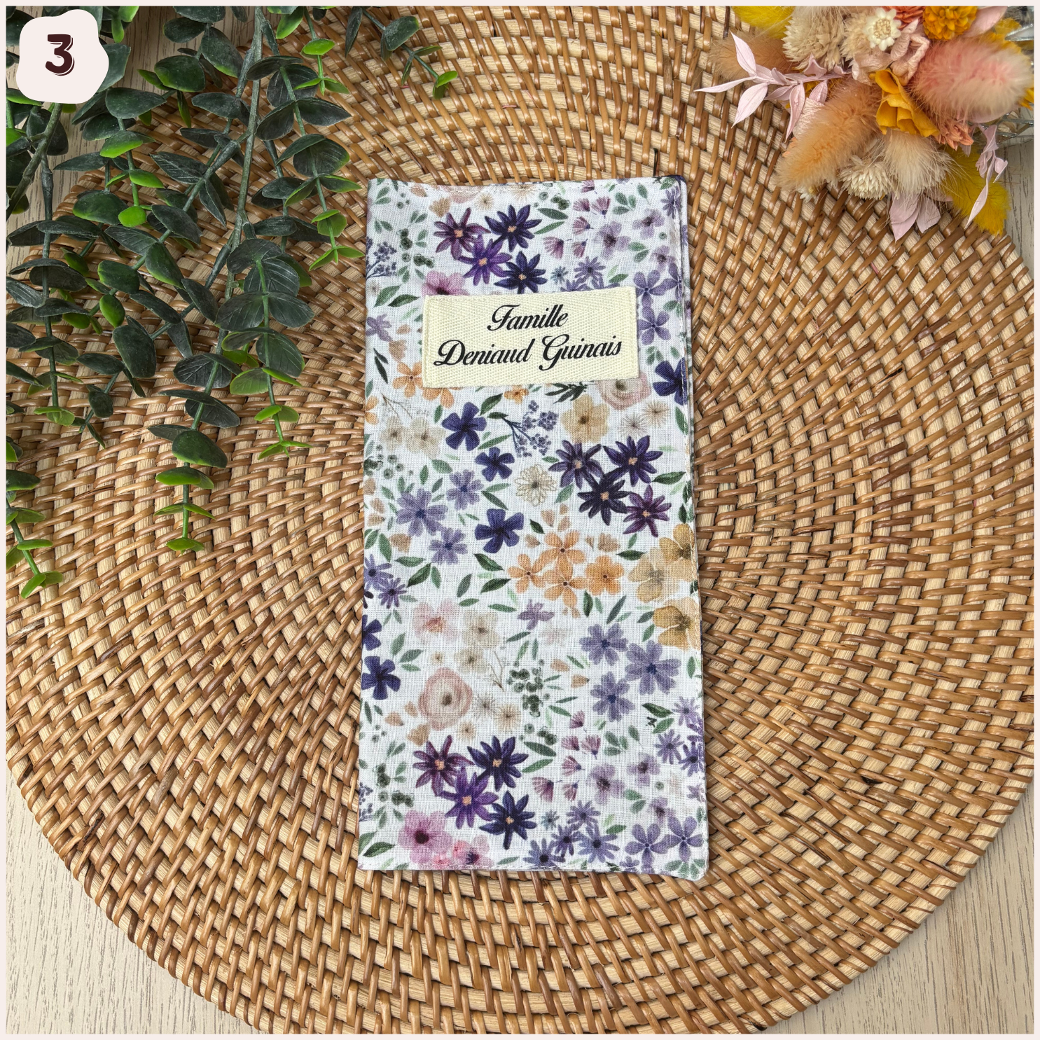 Protège Livret de Famille personnalisé Happy Chouquettes