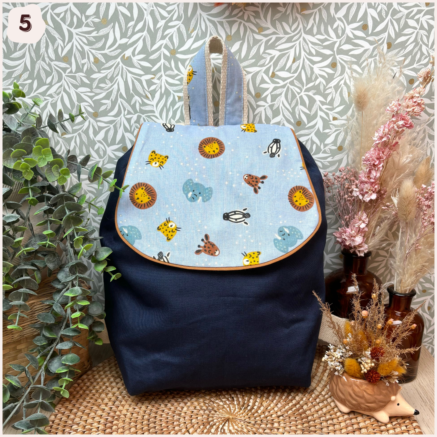 Sac à dos maternelle personnalisé - Marine Happy Chouquettes