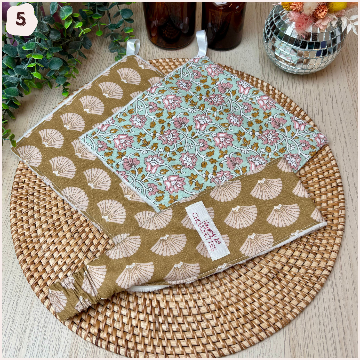 Bandeau démaquillant élastique Happy Chouquettes