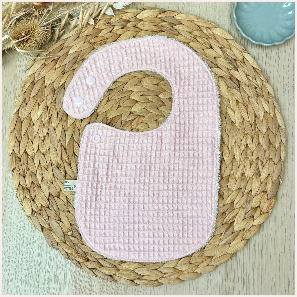 Semainier de bavoirs - Nid d'abeille Happy Chouquettes