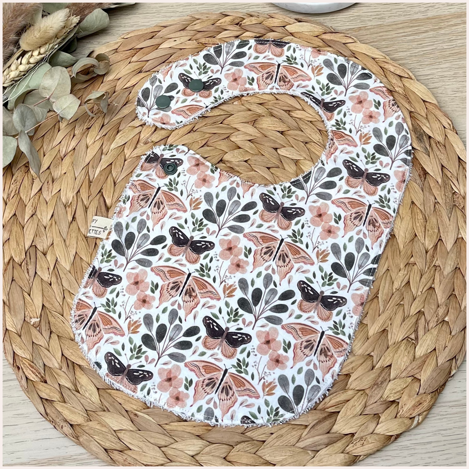 Semainier de bavoirs - Camel Happy Chouquettes