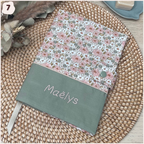 Protège carnet de santé personnalisé - Vert Happy Chouquettes