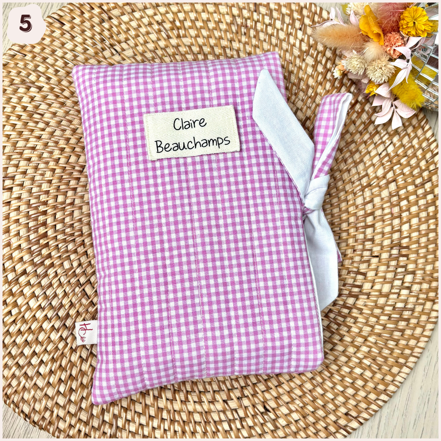 Pochette à livres personnalisée Happy Chouquettes