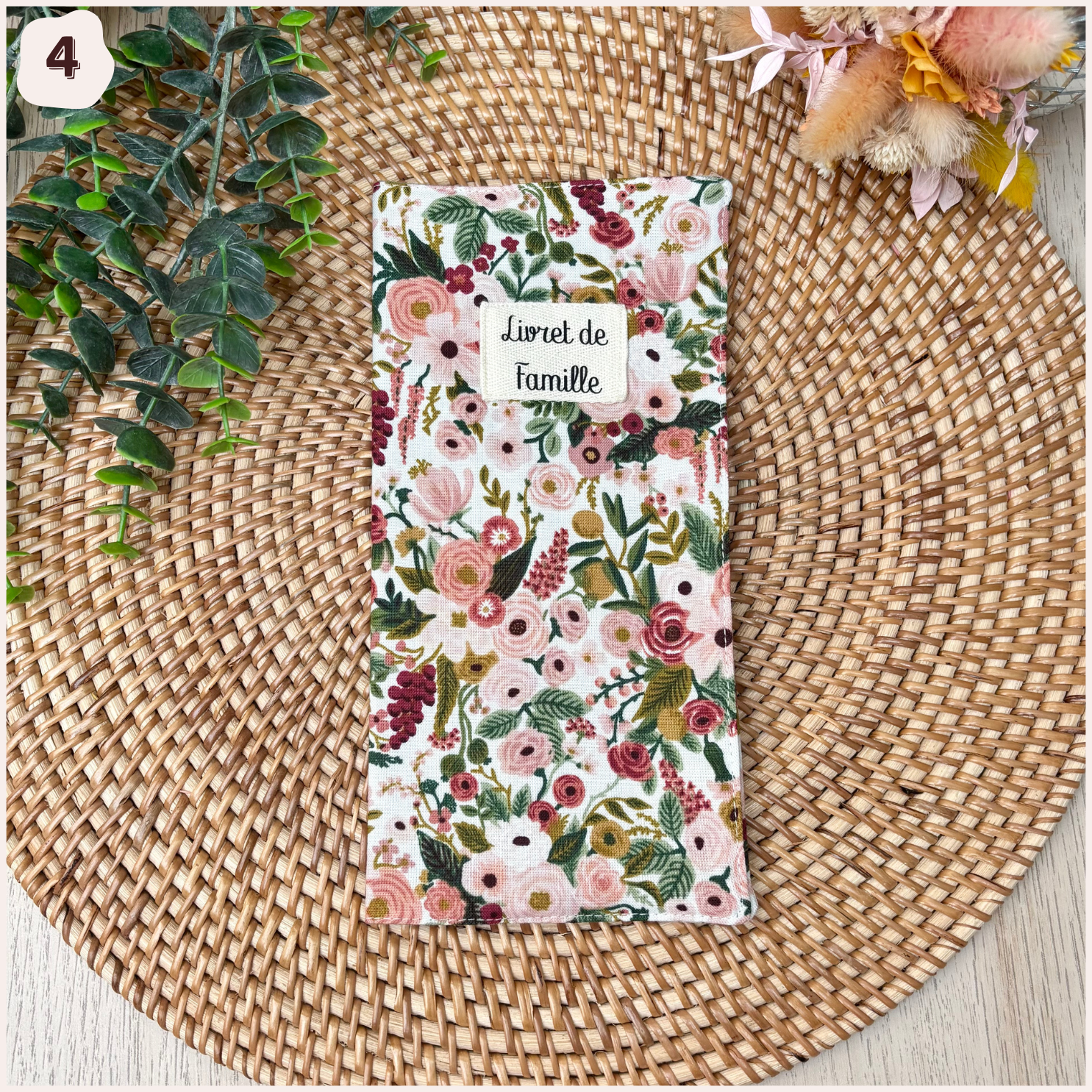 Protège Livret de Famille personnalisé Happy Chouquettes