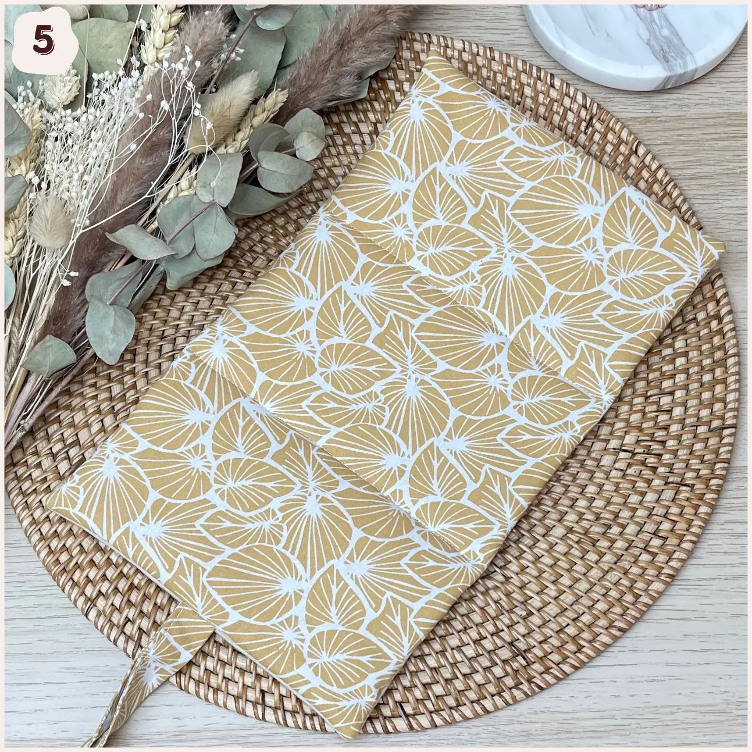 Pochette à bijoux fleurie Happy Chouquettes