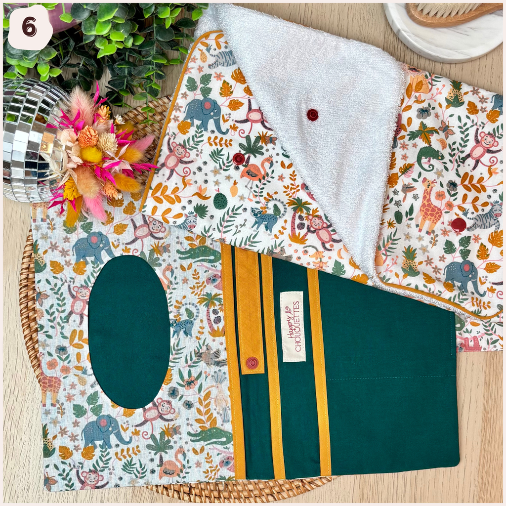 Duo pochette et tapis à langer Happy Chouquettes