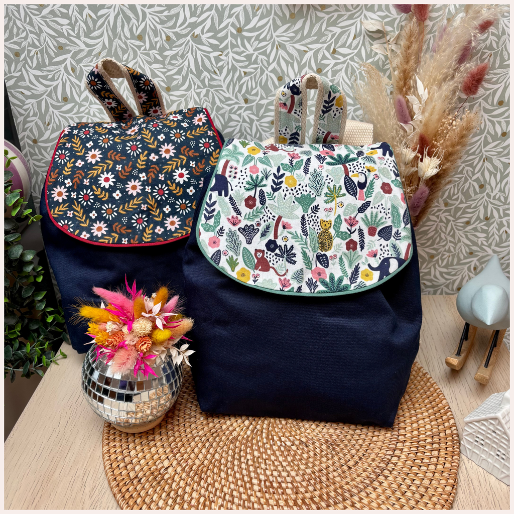 Sac à dos maternelle personnalisé - Marine Happy Chouquettes