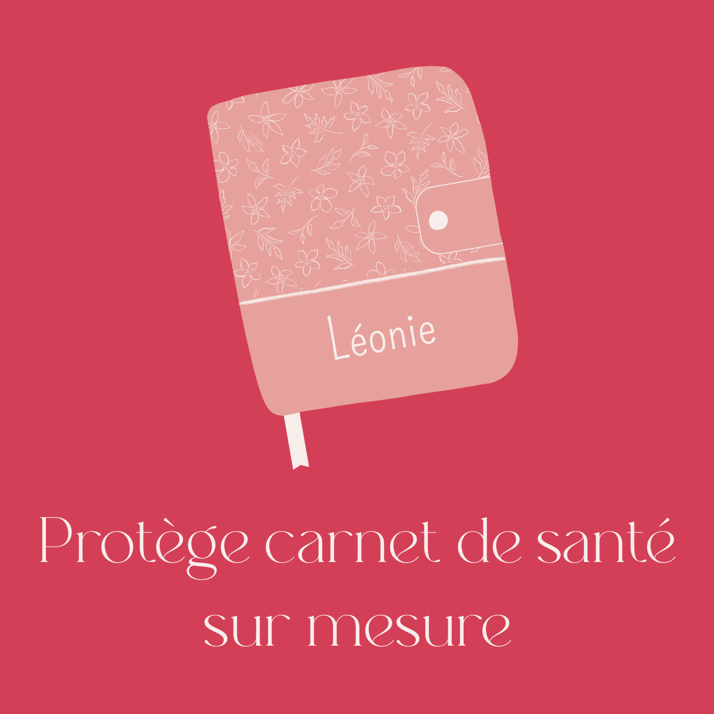 Protège carnet de santé - Sur mesure Happy Chouquettes